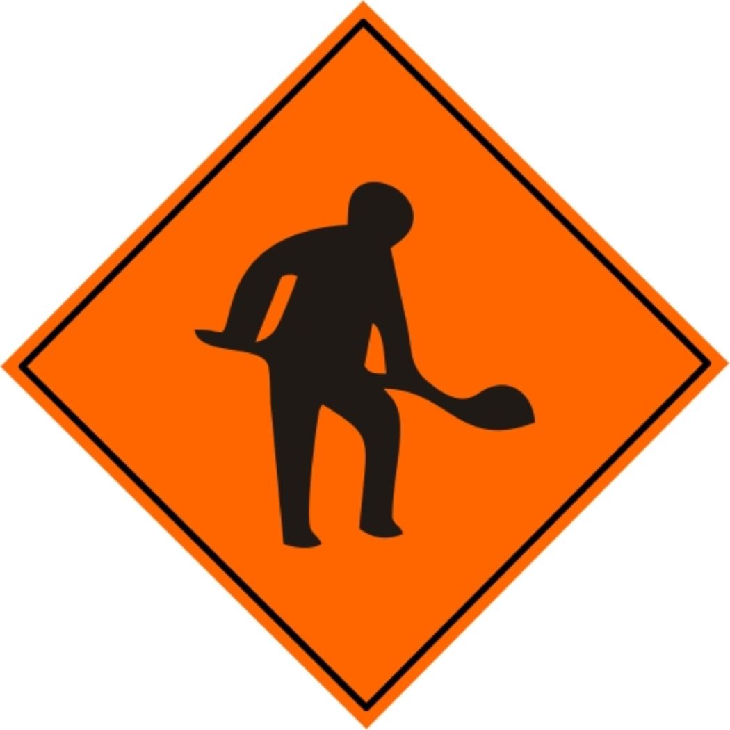 Temporary Road Sign