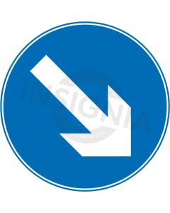 Keep Right Sign Sign