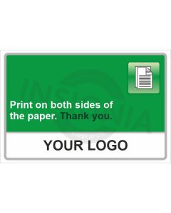 Print On Both Sides Sign