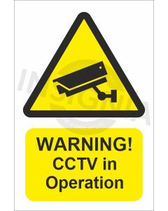Warning CCTV in Operation