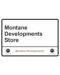 Montane Developments Store Sign
