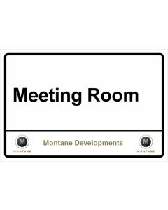 Montane Meeting Room Sign