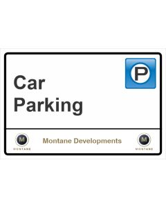 Montane Car Parking Sign