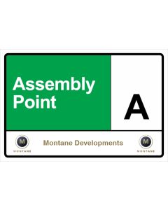 Montane Assembly Point Sign