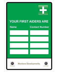 Montane Your First Aiders Are Sign