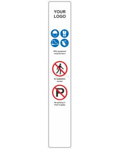 Four Icons PPE Vertical Gantry Left Gantries (in 2 parts)