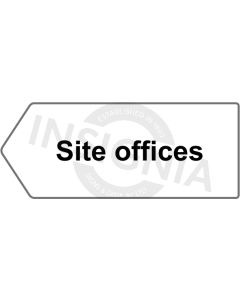 Double Sided Finger Post Site Offices Sign