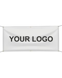 2440mm x 1220mm Mesh PVC Banner c/w Eyelets, Hems and Re-enforced Edges