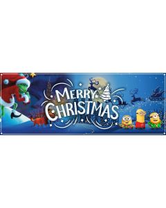 2400mm x 900mm Christmas Child Friendly E PVC Banner