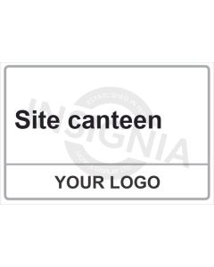 Site Canteen Sign