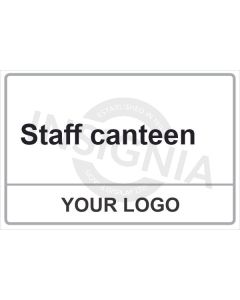 Staff Canteen Sign