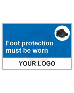 Foot Protection Must Be Worn Sign