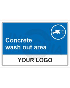 Concrete Wash Out Area Sign