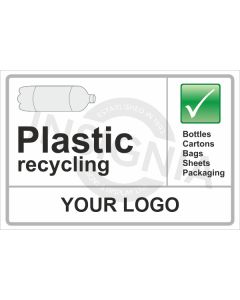 Plastic Recycling Sign