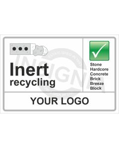 Inert Recycling Sign