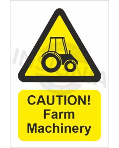 Caution Farm Machinery