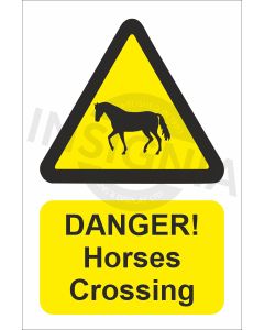 Caution Horses Crossing