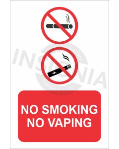 No Smoking No Vaping