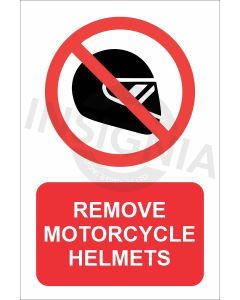 Remove Motorcycle Helmets