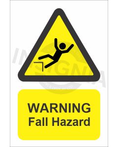 Warning Fall Hazard