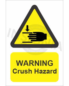 Warning Crush Hazard