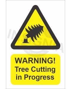 Warning Tree Cutting in Progress