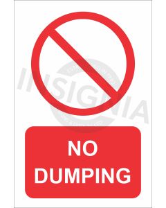 No Dumping