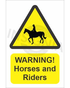 Warning Horses and Riders