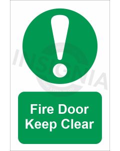 Fire Door Keep Clear