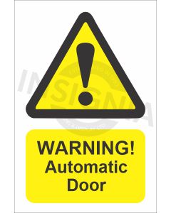 Warning Automatic Door