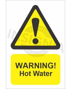 Warning Hot Water