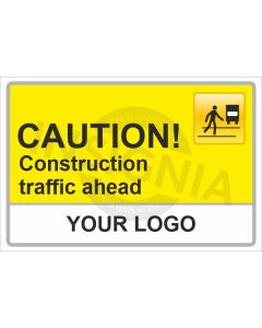 Construction Traffic Ahead Sign
