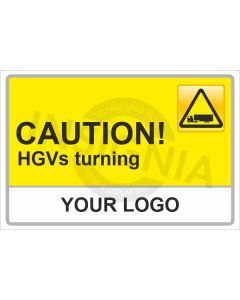 HGVs Turning sign