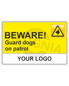 Guard Dog on Patrol sign