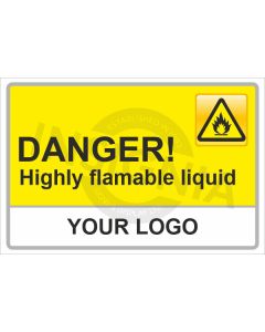 Highly Flammable Liquid sign
