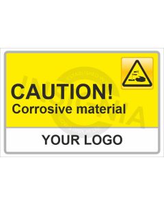 Corrosive Material Sign