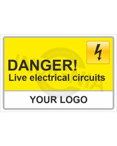 Danger Live Electrical Circuits Sign