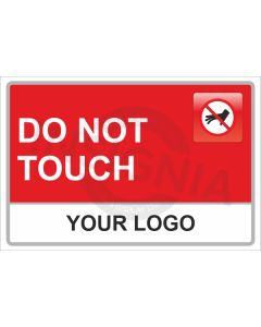 Do Not Touch Sign