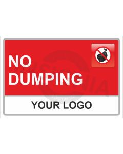 No Dumping Sign