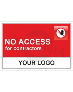 No Access For Contractors Sign