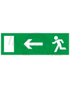 Exit Left Sign