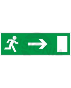 Exit Right Sign