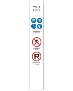 Four Icons PPE Vertical Gantry Left Gantries (in 2 parts)