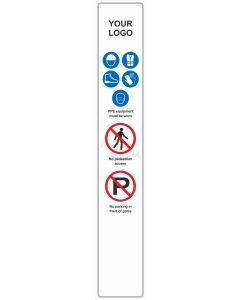 Five Icons PPE Vertical Gantry Left Gantries (in 2 parts)