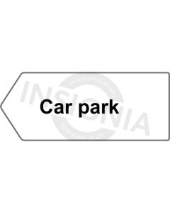 Double Sided Finger Post Car Park Sign